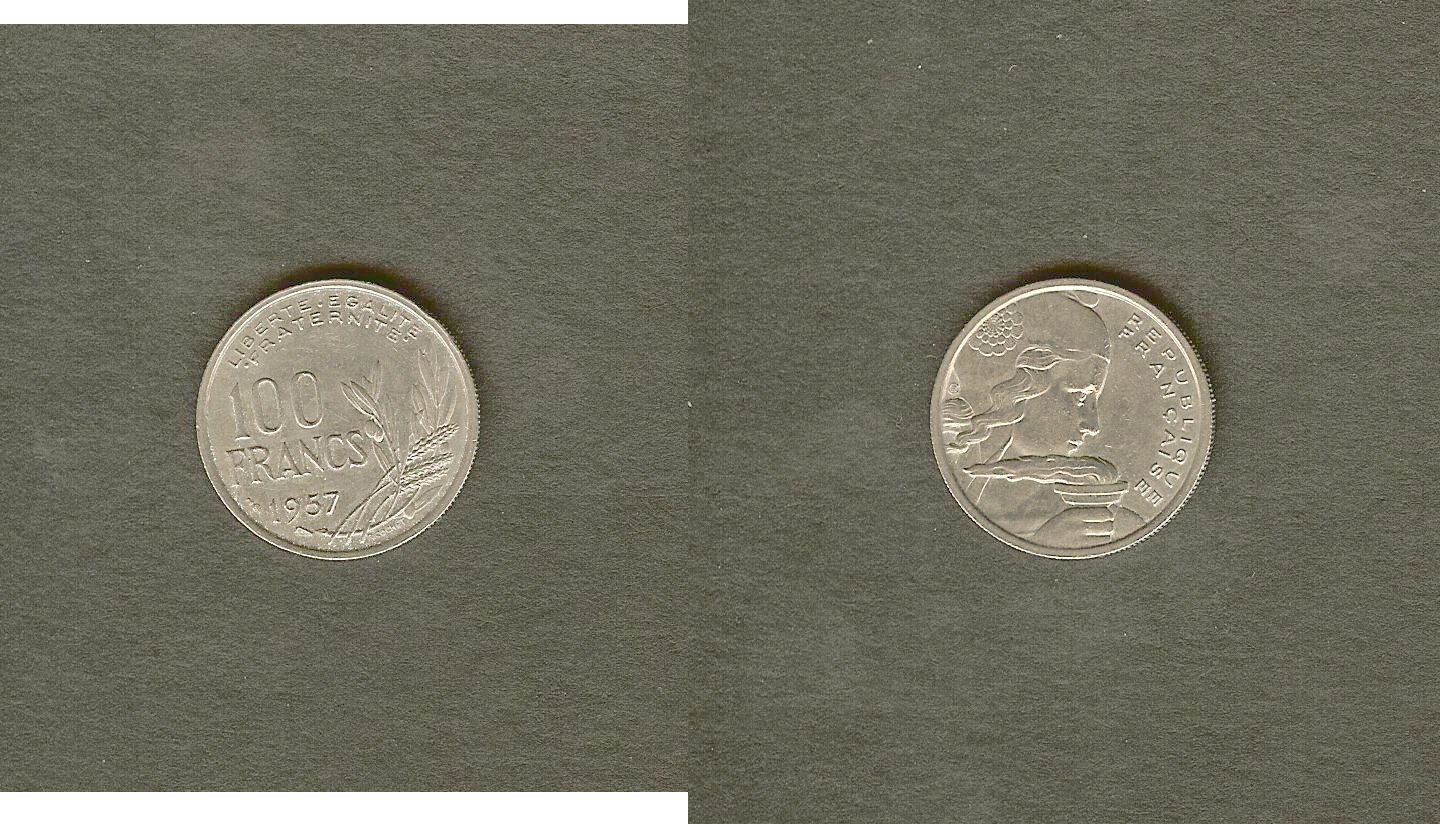 100 francs Cochet 1957 AU